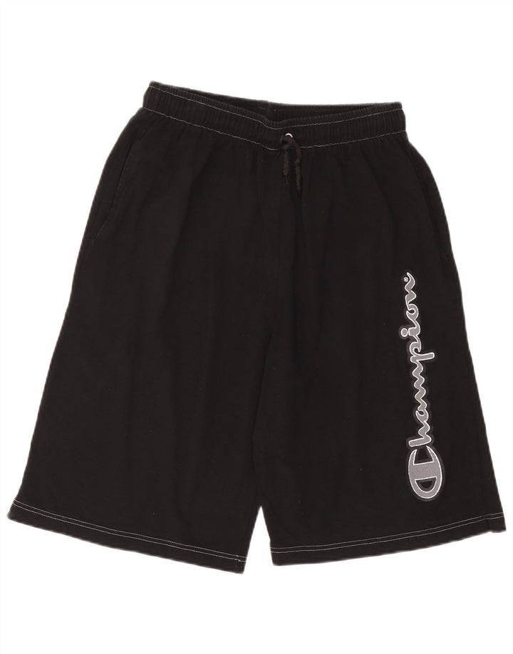 Champion Herren Graphic Sport Shorts Mittelschwarze Baumwolle