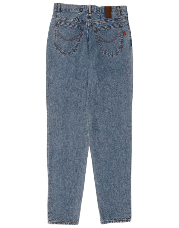 Vintage Womens High Waist Tapered Jeans IT 48 XL W30 L32 Blue Cotton