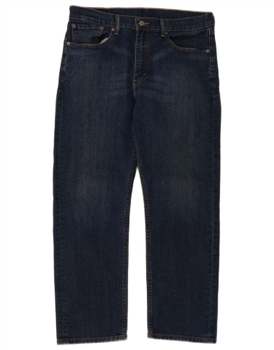 Levi's Herren 505 Straight Jeans W34 L30 Blaue Baumwolle