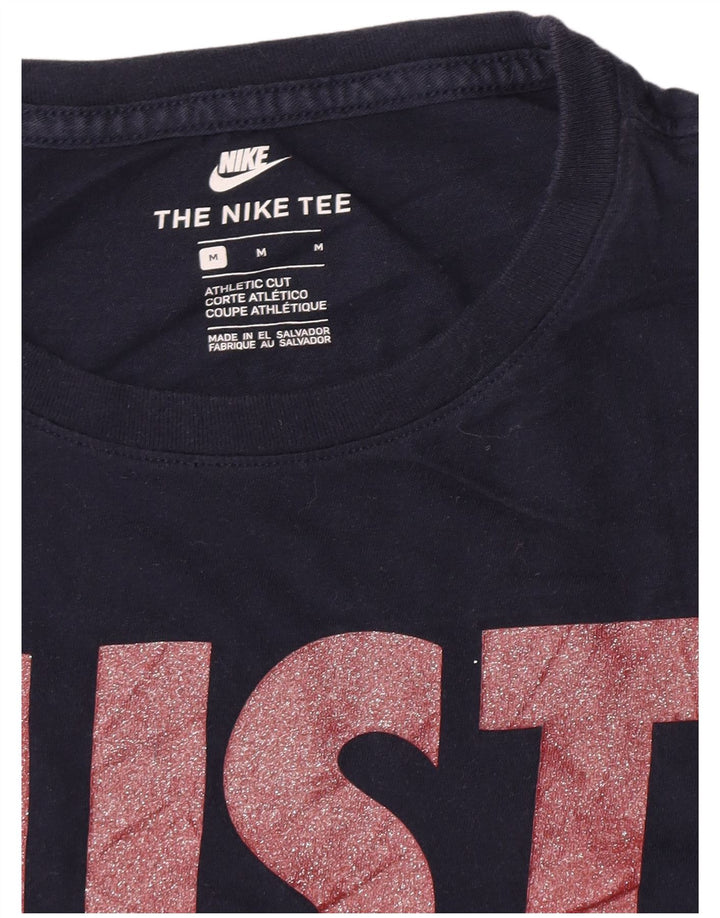 Nike Herren-T-Shirt mit sportlichem Schnitt und Grafik, mittelgroß, Marineblau