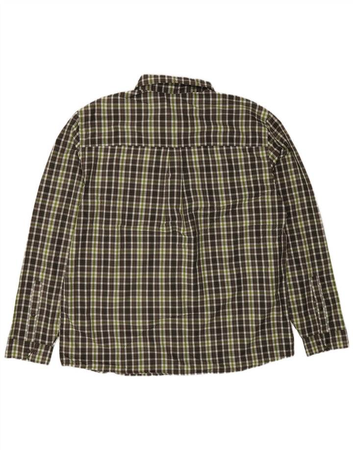 Rohan Herrenhemd, groß, grün kariert, Polyester