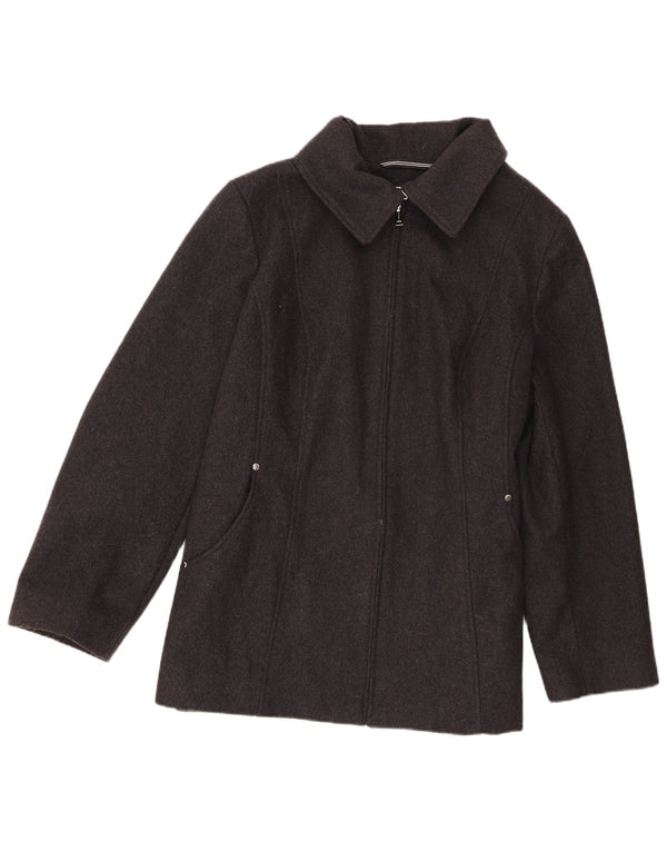 Nautica Damen Bomberjacke UK 20 2XL Graue Wolle