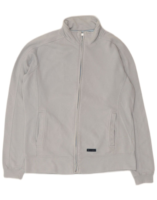 Champion Damen-Trainingsanzug-Top-Jacke, UK 10, Größe S, Blau, Baumwolle
