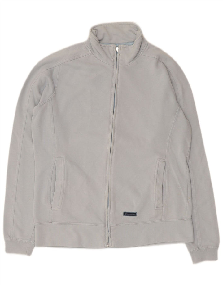 Champion Damen-Trainingsanzug-Top-Jacke, UK 10, Größe S, Blau, Baumwolle