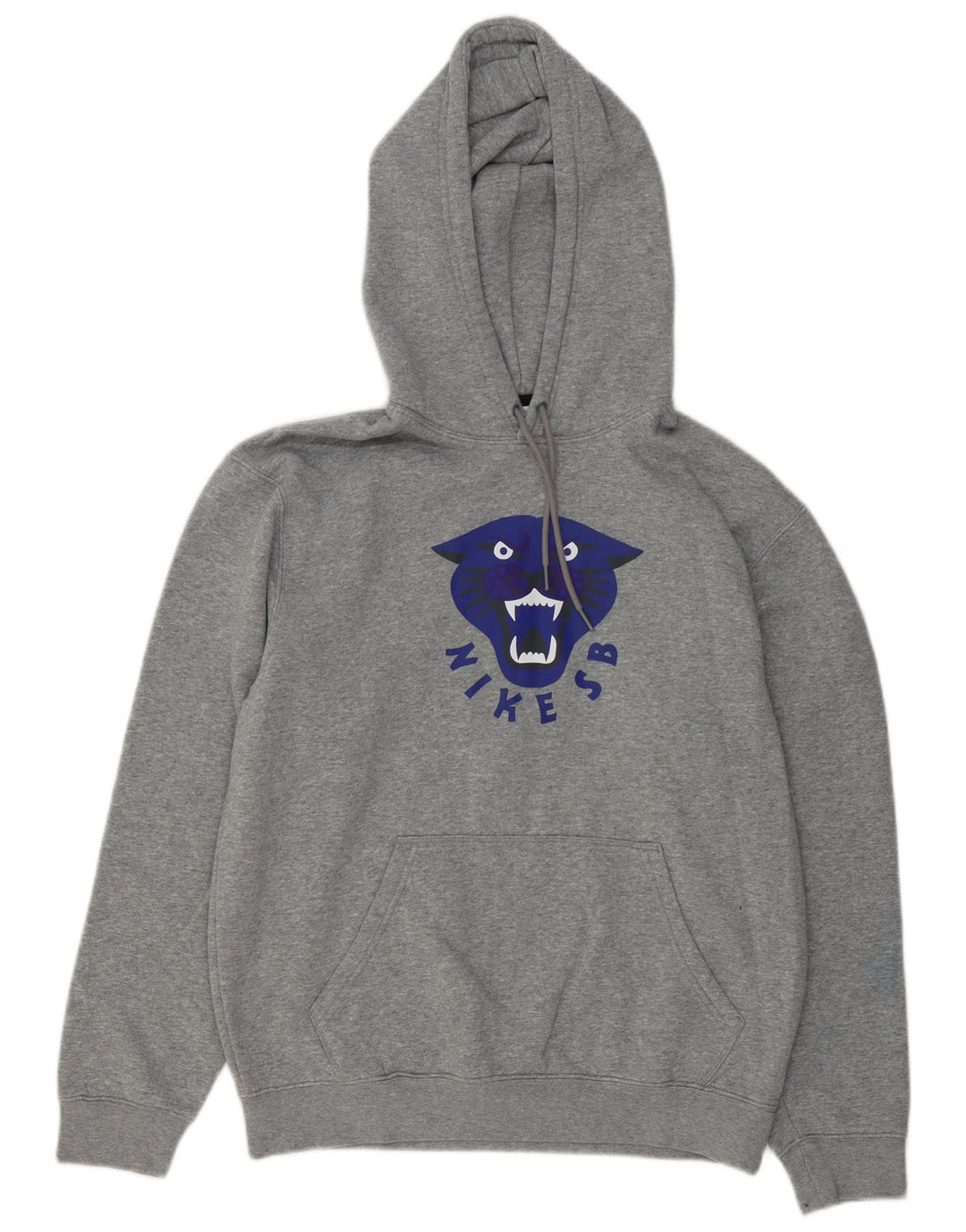 NIKE Herren-Kapuzenpullover mit Grafik, Größe S, Grau, Baumwolle