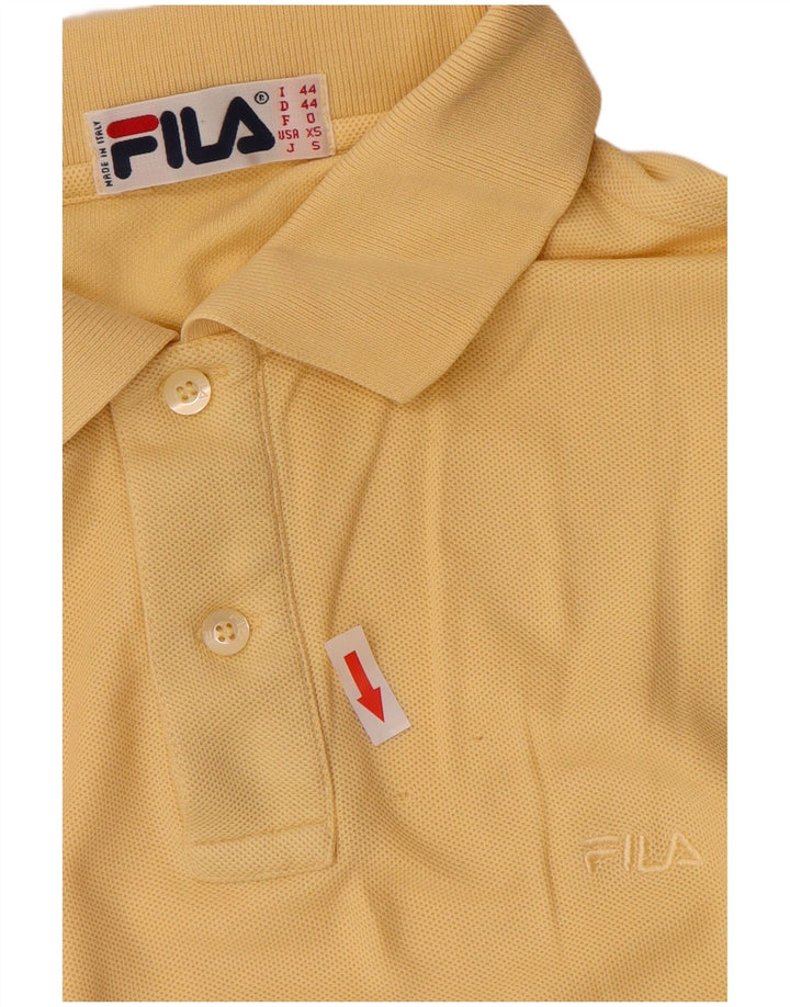 Fila Herren Poloshirt XS Gelb