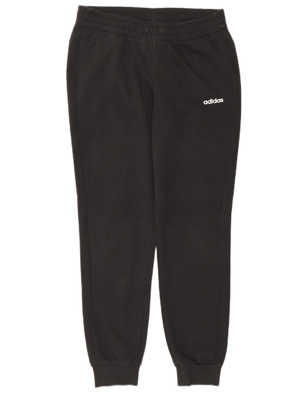 Adidas Damen Trainingshose Jogger UK 12/14 Mittelschwarze Baumwolle