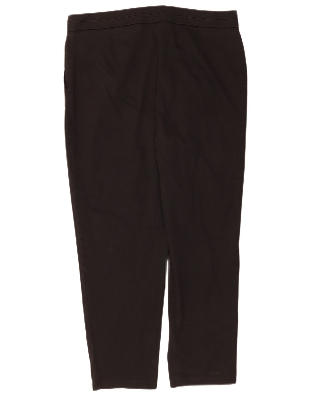 Marks & Spencer Damen Regular-Cropped-Hose UK 14 Large W34 L25 Schwarz