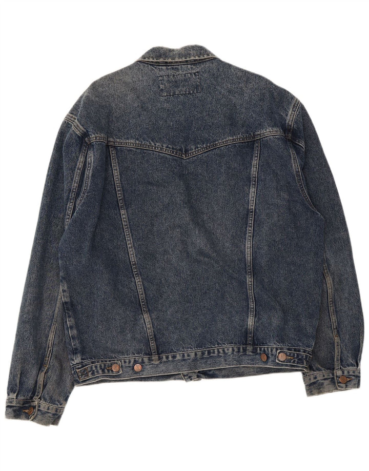 Wrangler Herren Jeansjacke UK 42 XL Blaue Baumwolle