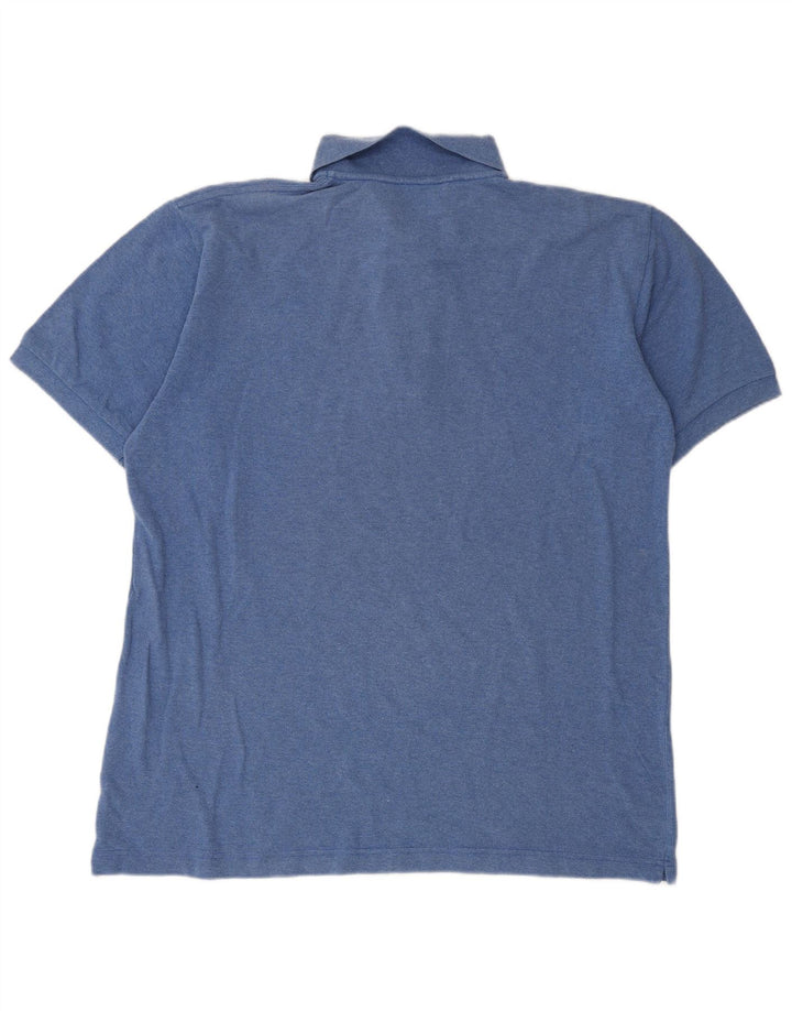Kappa Herren-Poloshirt, große blaue Baumwolle