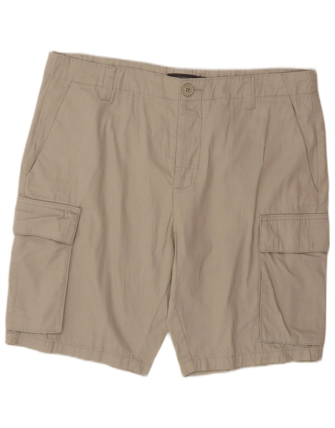 French Connection Herren-Cargoshorts, Größe L, W36, Beige, Baumwolle