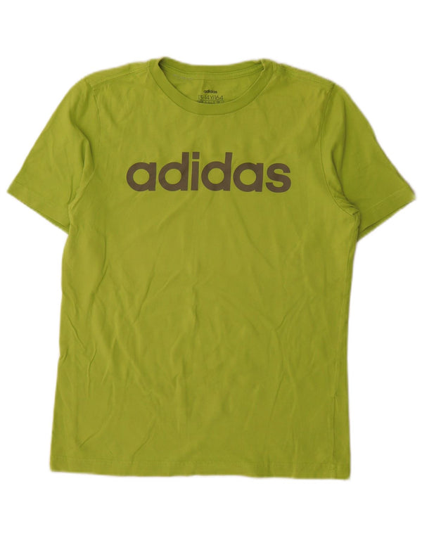 Adidas Jungen Graphic T-Shirt Top 13–14 Jahre, grüne Baumwolle