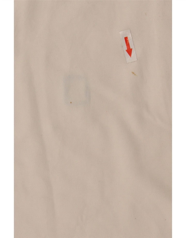 Refrigiwear Herren-Poloshirt, klein, weiße Colourblock-Baumwolle