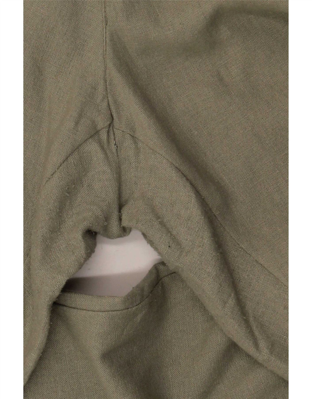 Gerade Chino-Hose für Damen von Zara, EU 40, Mittel W30 L27, Khaki