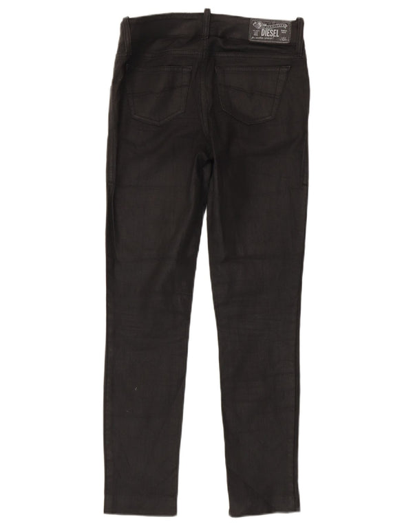 Diesel Damen Grupee Low Waist Super Slim Skinny Jeans W25 L26 Schwarze Baumwolle