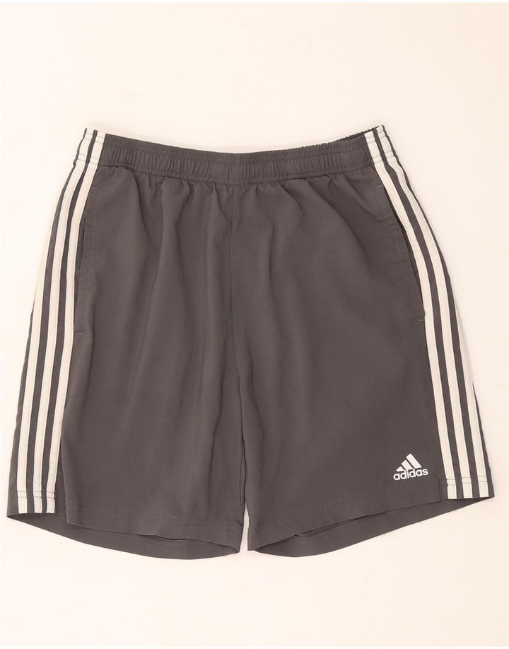 Adidas Herren-Sportshorts, großes graues Polyester