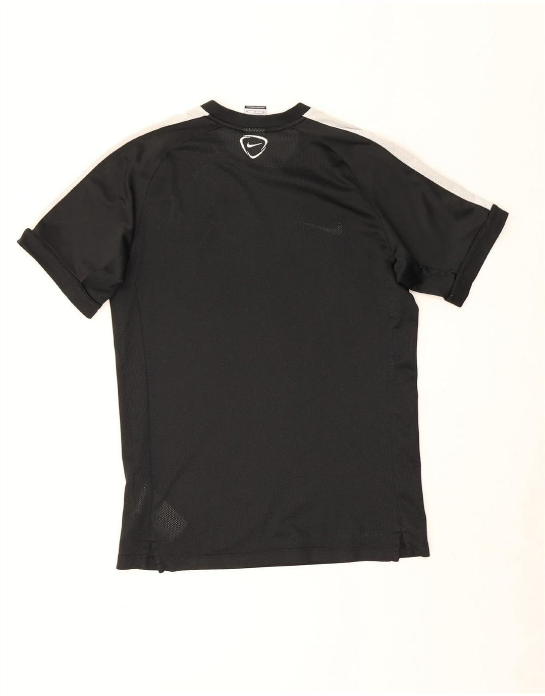 Nike Herren Dri Fit Graphic T-Shirt-Oberteil Mittelschwarzes Colourblock-Polyester