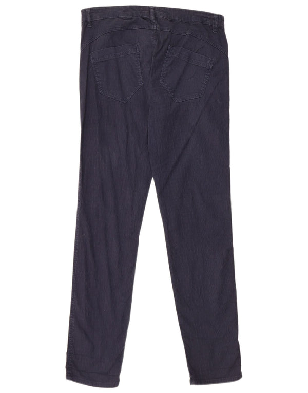 Zara Damen Skinny Chino Hose EU 44 XL W34 L29 Marineblau