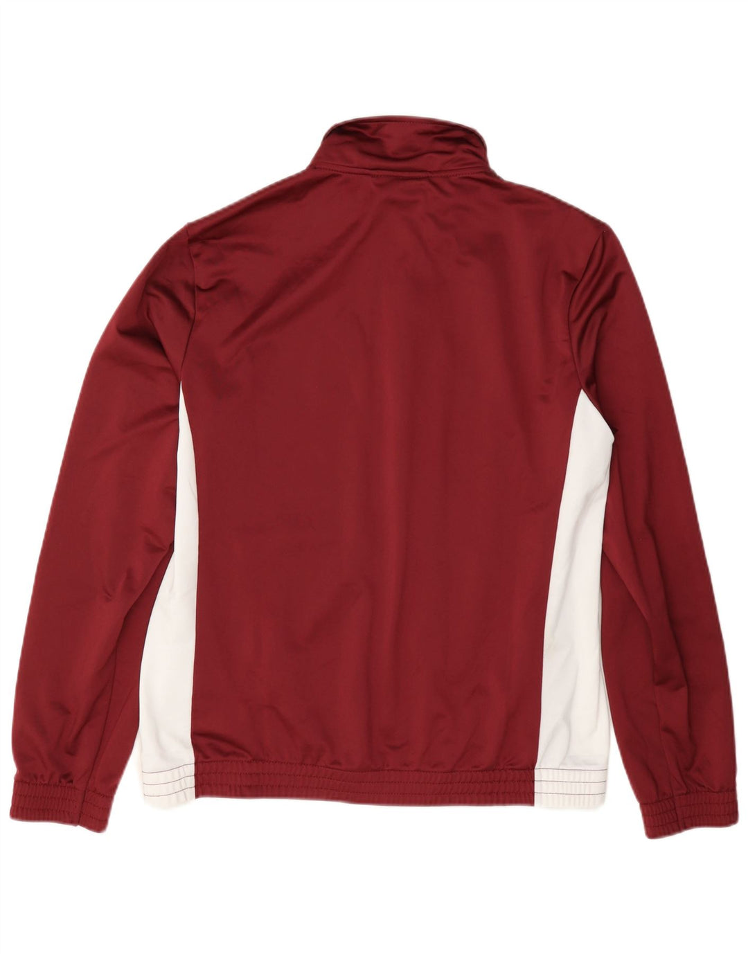 Lotto Herren-Trainingsanzug-Oberteil, mittleres Burgunderrot, Farbblock-Polyester