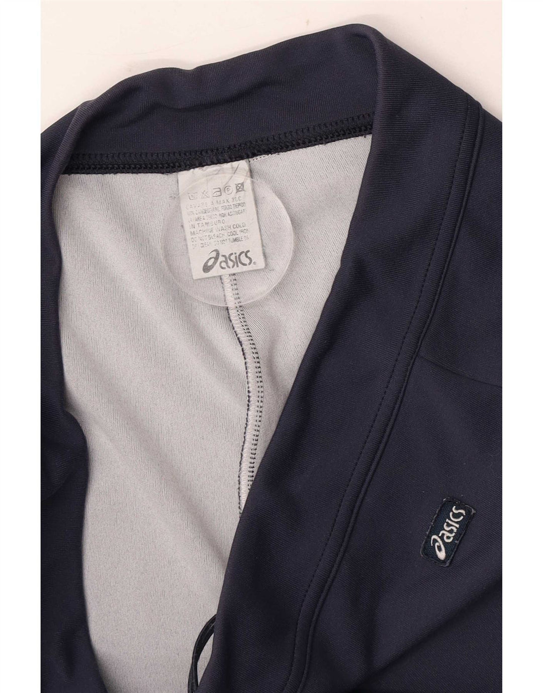 Asics Capri-Trainingshose für Damen, Größe S, marineblau, Polyamid