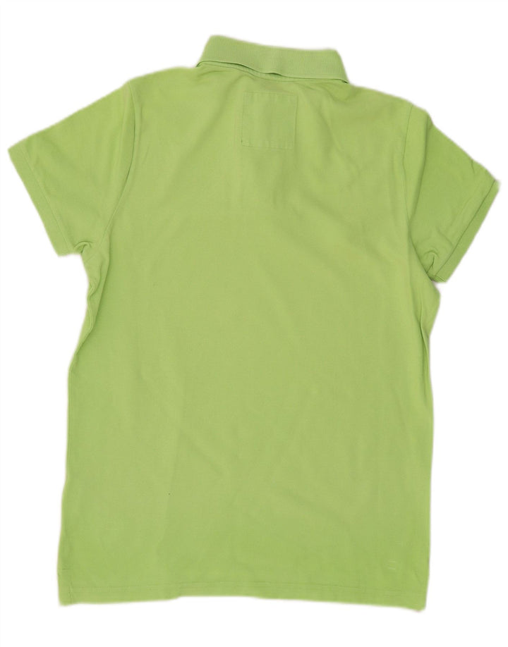 HOLLISTER Herren-Poloshirt aus mittelgrüner Baumwolle