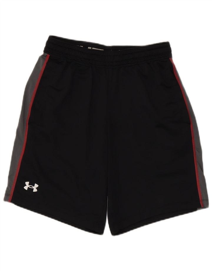 UNDER ARMOUR Herren Sportshorts Small Schwarz Colourblock Polyester
