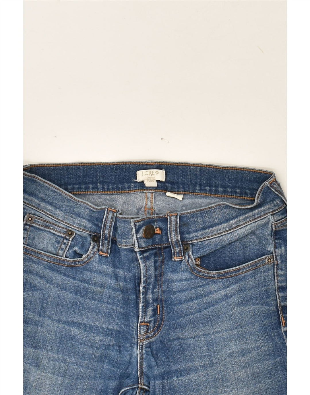 J. CREW Womens Slim Jeans W25 L26 Blue Cotton | Vintage J. Crew | Thrift | Second-Hand J. Crew | Used Clothing | Messina Hembry 