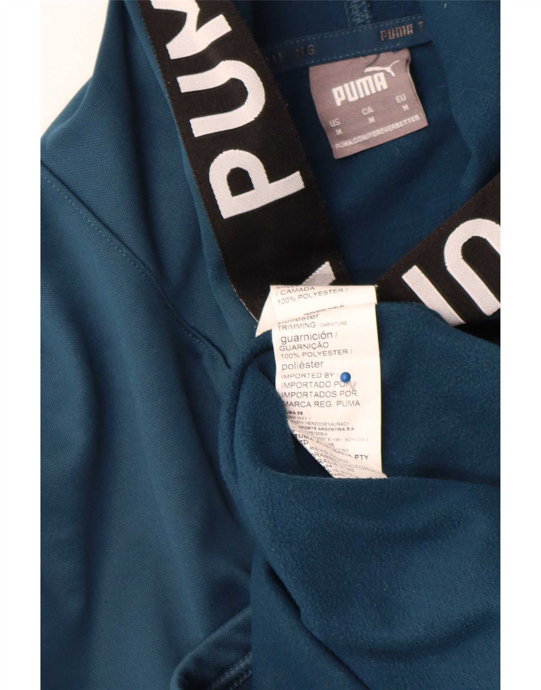 Puma Herren-Kapuzenpullover mit Grafik, mittelgroß, Marineblau, Farbblock-Polyester