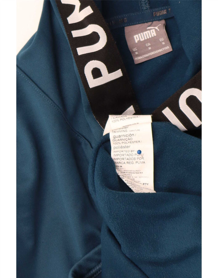Puma Herren-Kapuzenpullover mit Grafik, mittelgroß, Marineblau, Farbblock-Polyester