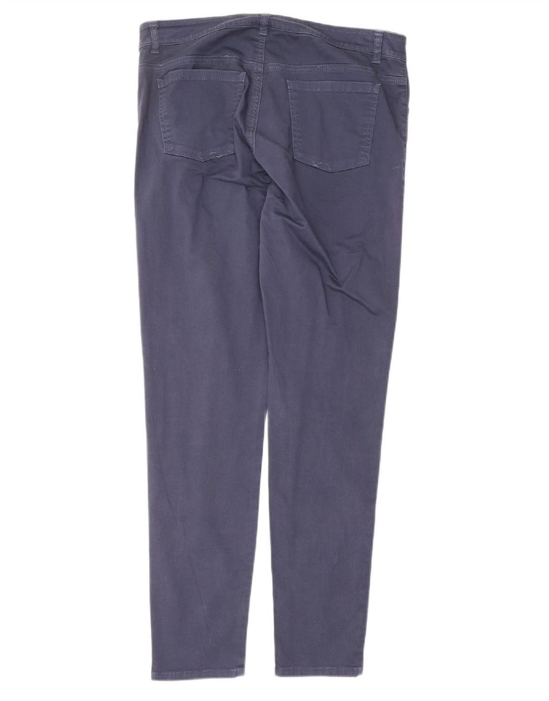 MAX & CO. Womens Slim Casual Trousers W31 L29 Navy Blue