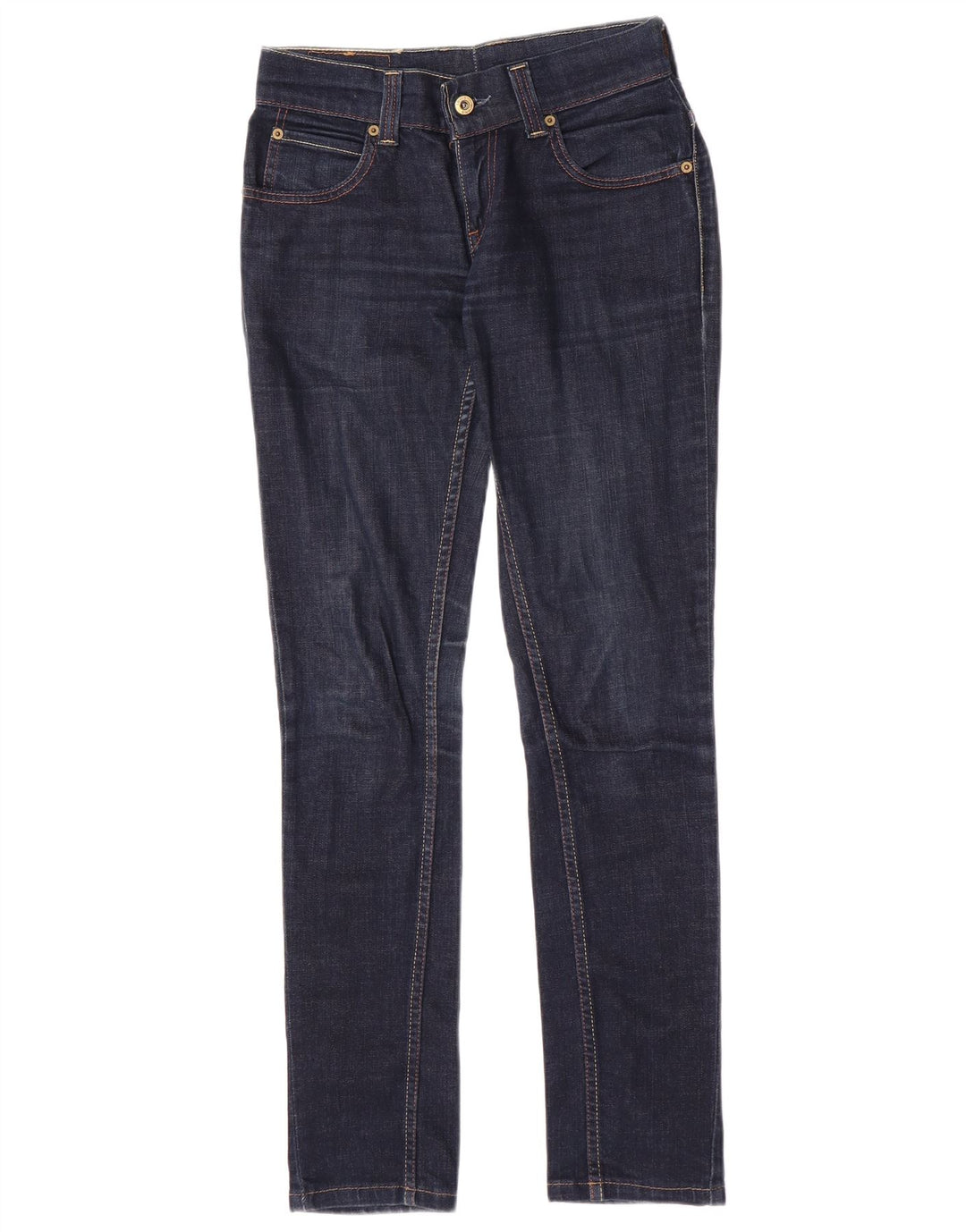 Levi's Damen 603 Slim Jeans W28 L31 Marineblau Baumwolle