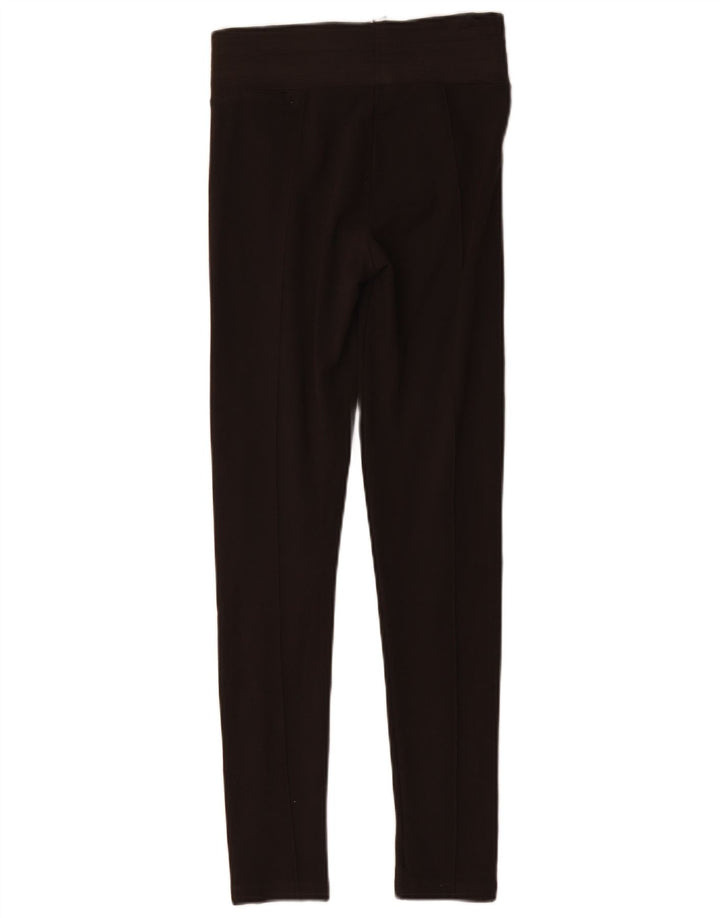 Zara Damen Leggings UK 12 Mittelbraun