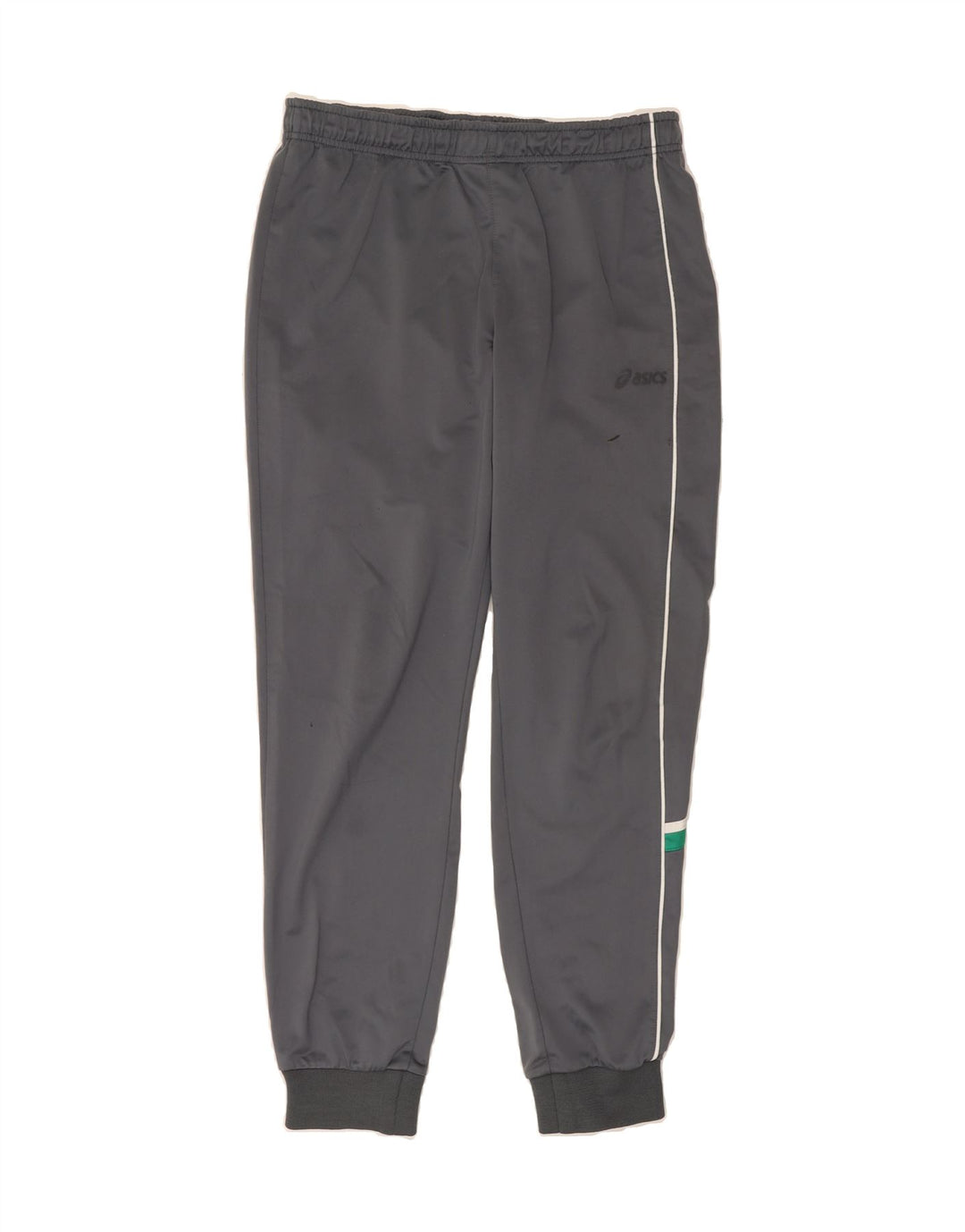 ASICS Mens Tracksuit Trousers Joggers Large  Grey Vintage Asics and Second-Hand Asics from Messina Hembry 