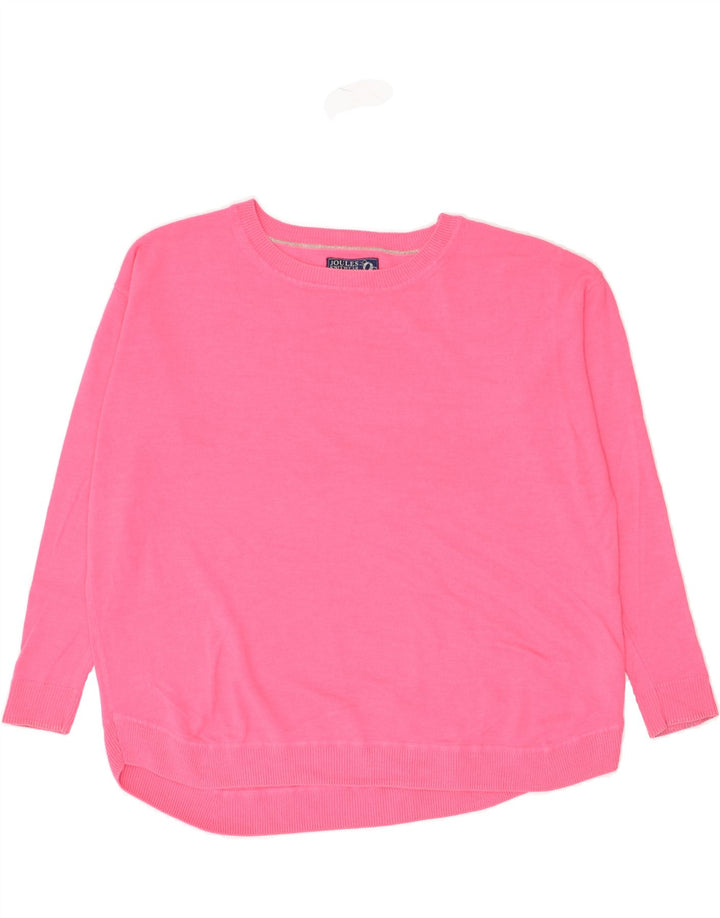 JOULES Womens Boat Neck Jumper Sweater UK 6 XS  Pink Acrylic | Vintage Joules | Thrift | Second-Hand Joules | Used Clothing | Messina Hembry 