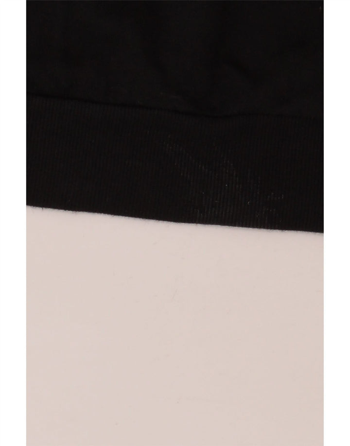 Adidas Herren Zip Hoodie Pullover Small Schwarz Baumwolle