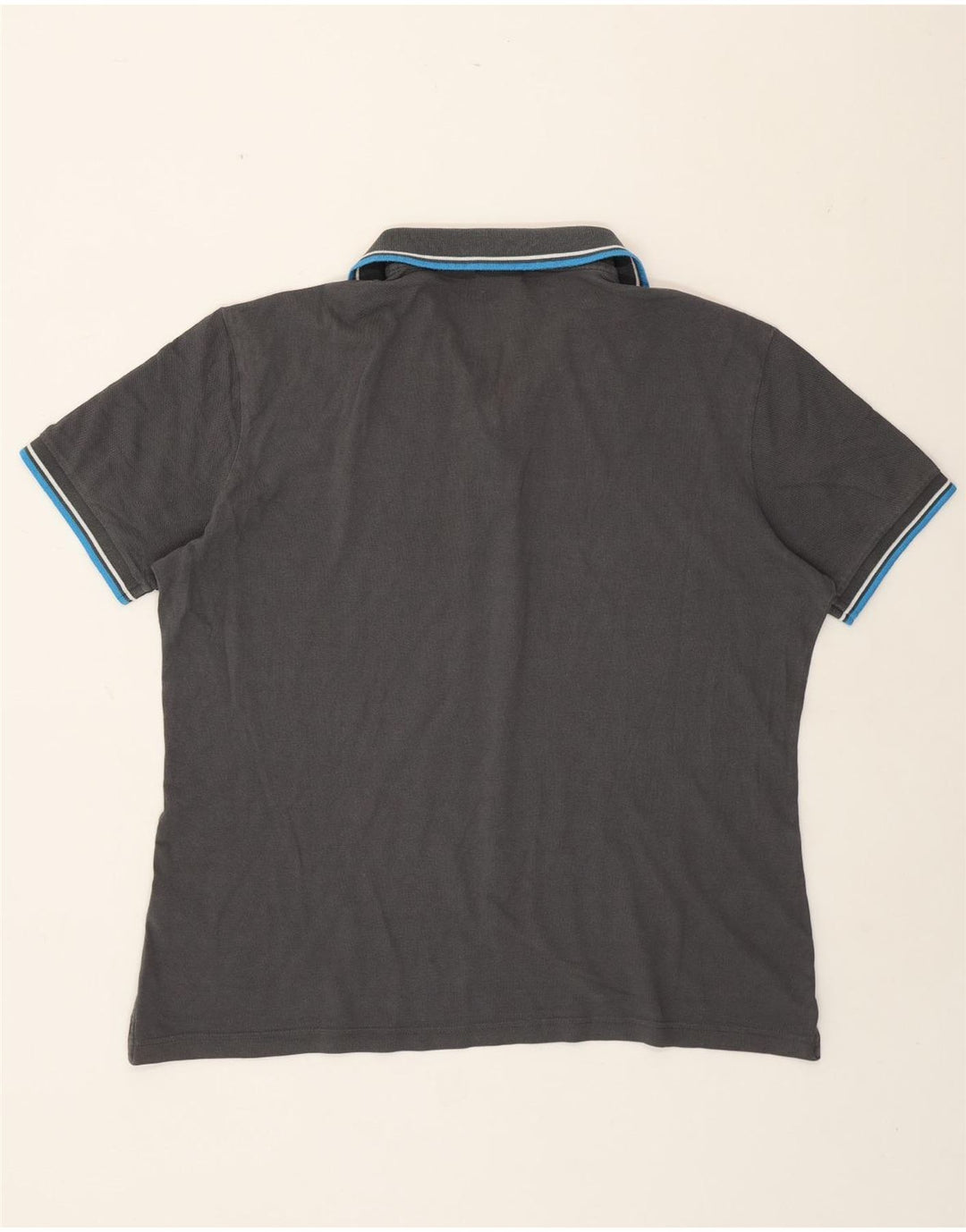 Diadora Herren Poloshirt XL Grau Baumwolle
