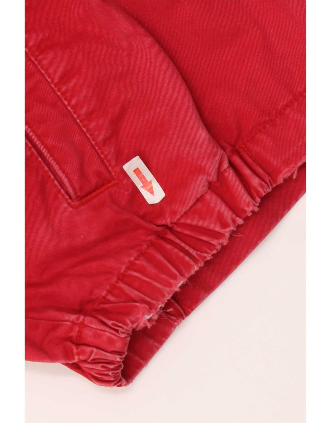 Gant Herren Bomberjacke UK 44 2XL Rote Baumwolle