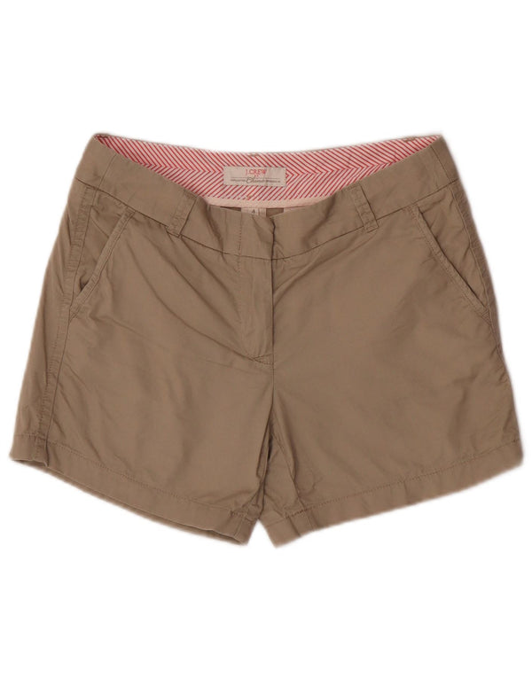 J. Crew Damen Broken In Chino Shorts US 4 Small W28 Khaki Baumwolle