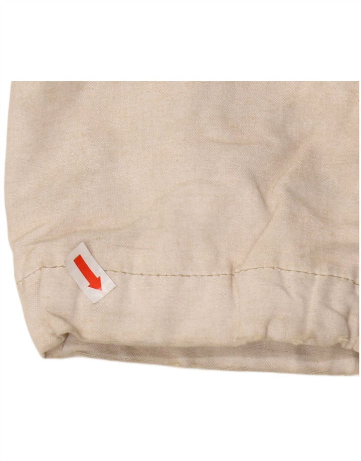 MURPHY & NYE Zweireihiger Damenmantel UK 14 Mittelbeige Baumwolle