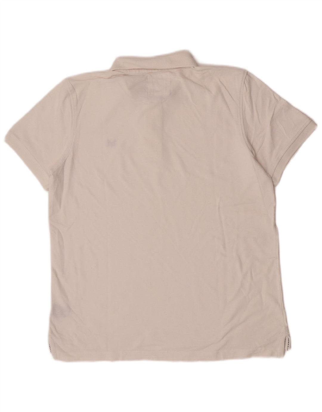 Crew Clothing Herren-Poloshirt, groß, aus weißer Baumwolle