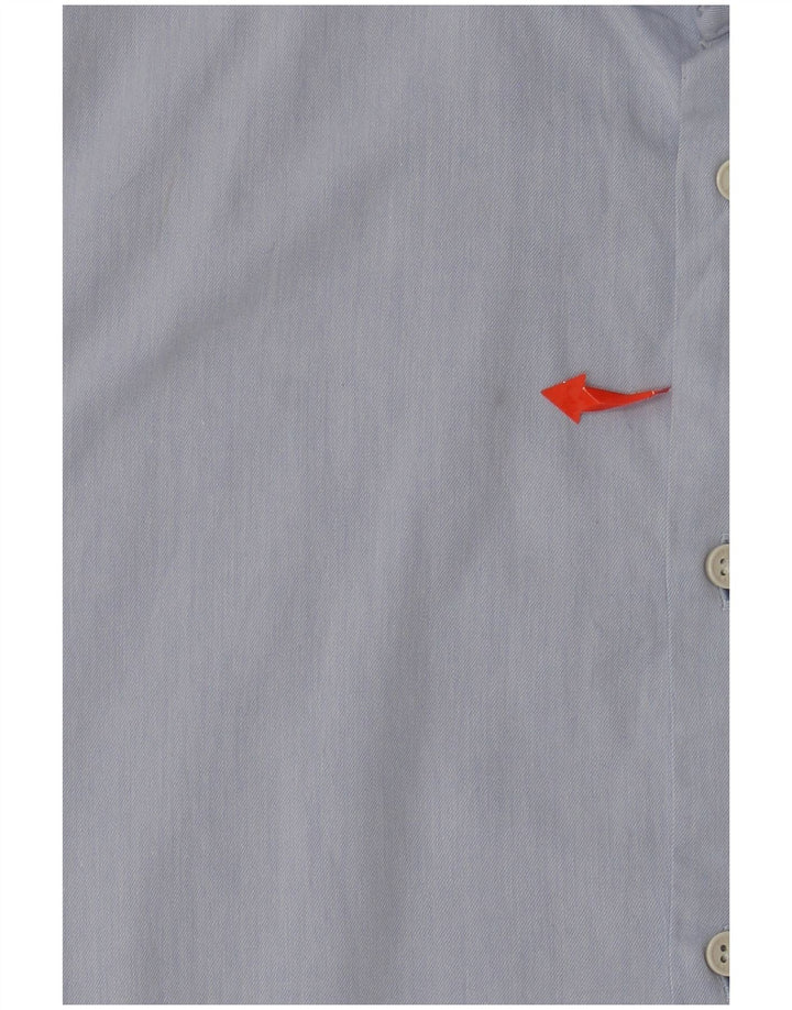 DACK'S Herren Slim Fit Hemd XL Blau Baumwolle