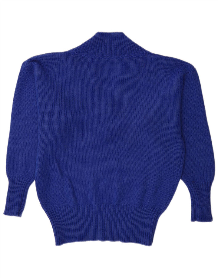 C & A Damen-Pullover mit V-Ausschnitt, EU 40/42, mittelblaues Acryl