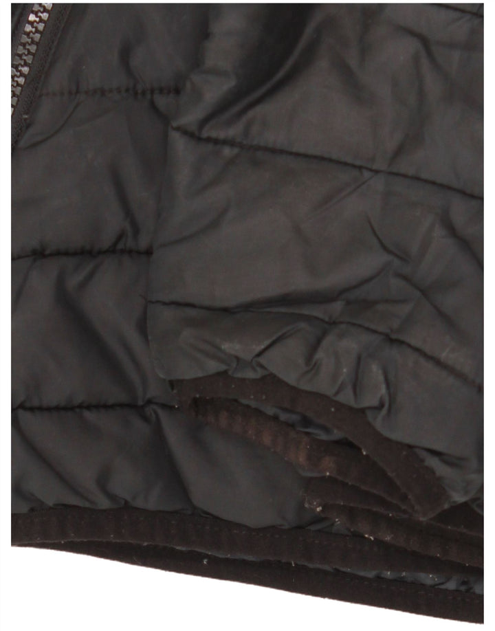 Jack & Jones Herren-Jacke mit Kapuze, gepolstert, UK 40, Größe L, Schwarz, Polyester
