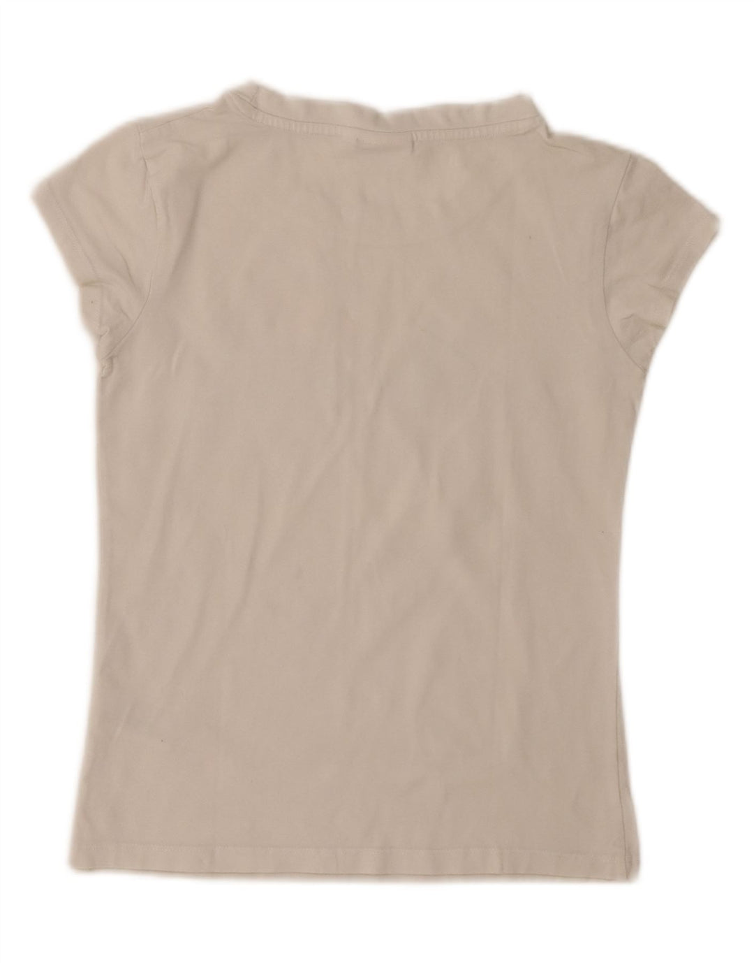 Ellesse Womens Graphic T-Shirt Top UK 10 Small Weiße Baumwolle