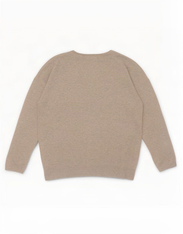 Zara Mädchen-Pullover mit U-Boot-Ausschnitt, 11–12 Jahre, Grau