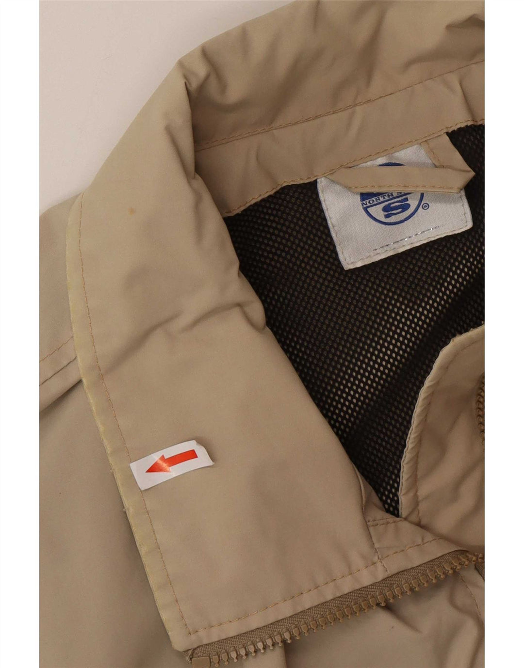 North Sails Herren Bomberjacke UK 40 Large Beige Polyamid