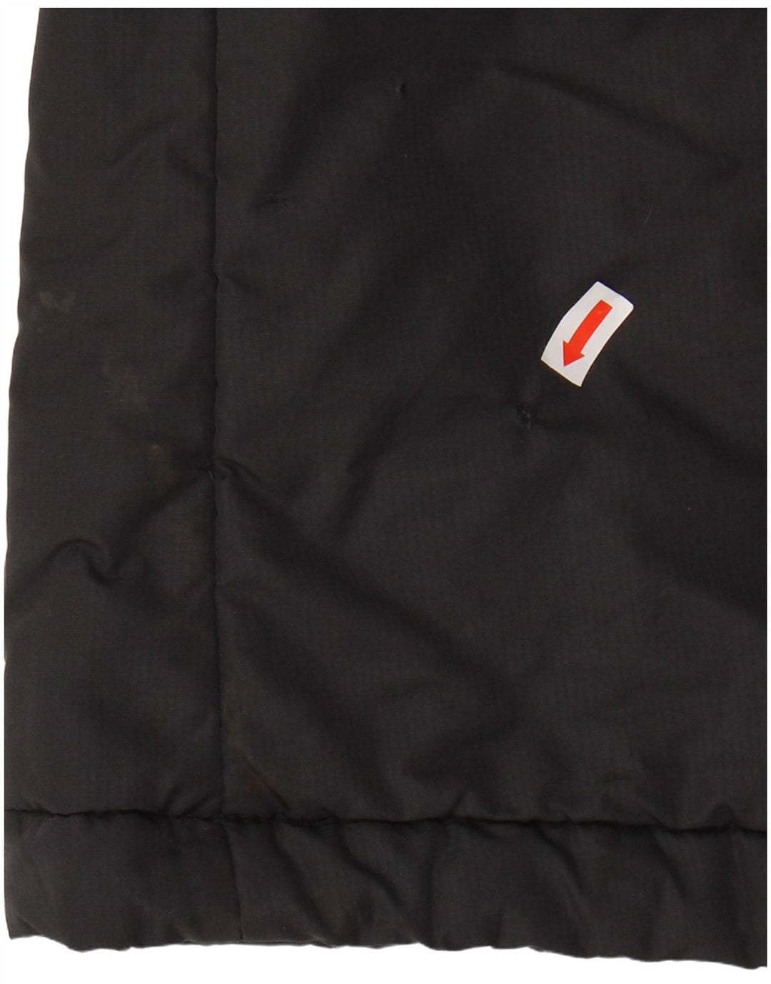 JACK WOLFSKIN Wattierter Damenmantel mit Kapuze, UK 16, Größe L, Schwarz, Polyester