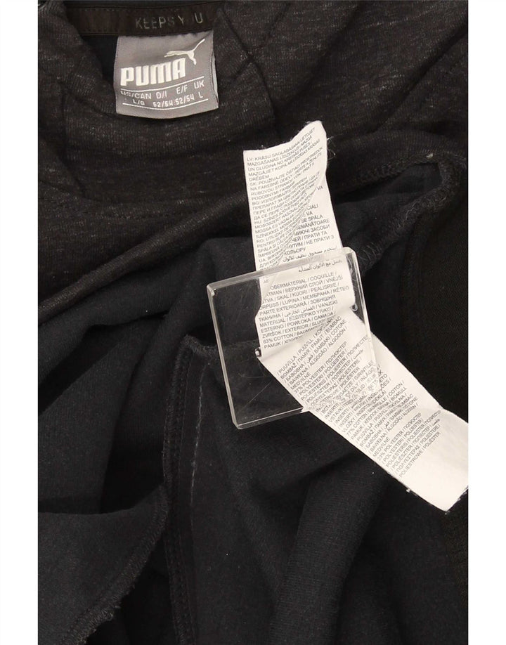 Puma Herren Kapuzenpullover, groß, grau gefleckte Baumwolle