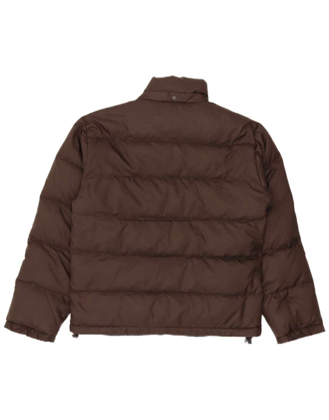 Alberto Aspesi Damen Wattierte Jacke UK 16 Large Braunes Nylon