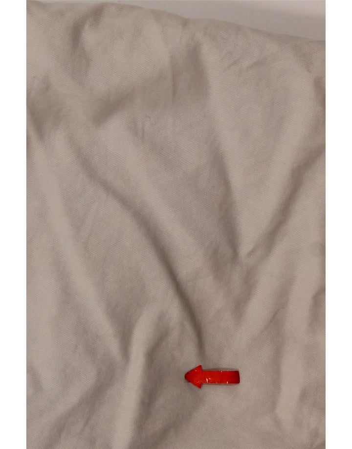 Vintage Herren Chino Shorts W36 Große graue Baumwolle